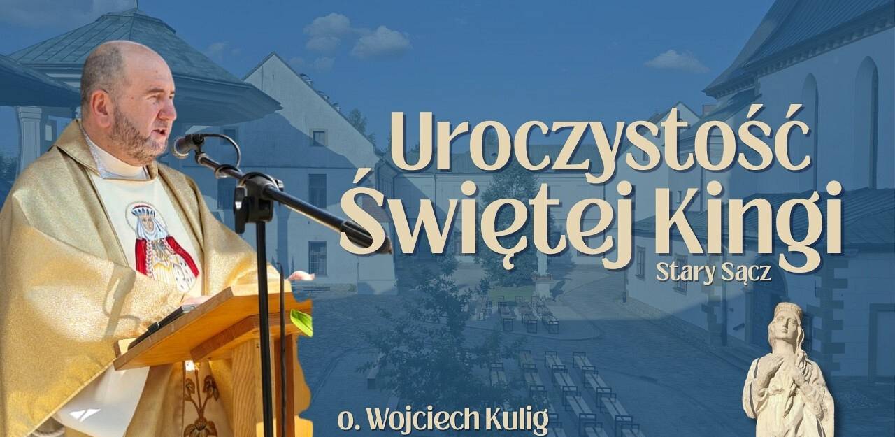 Grafika Uroczystość Świętej Kingi (homilia)